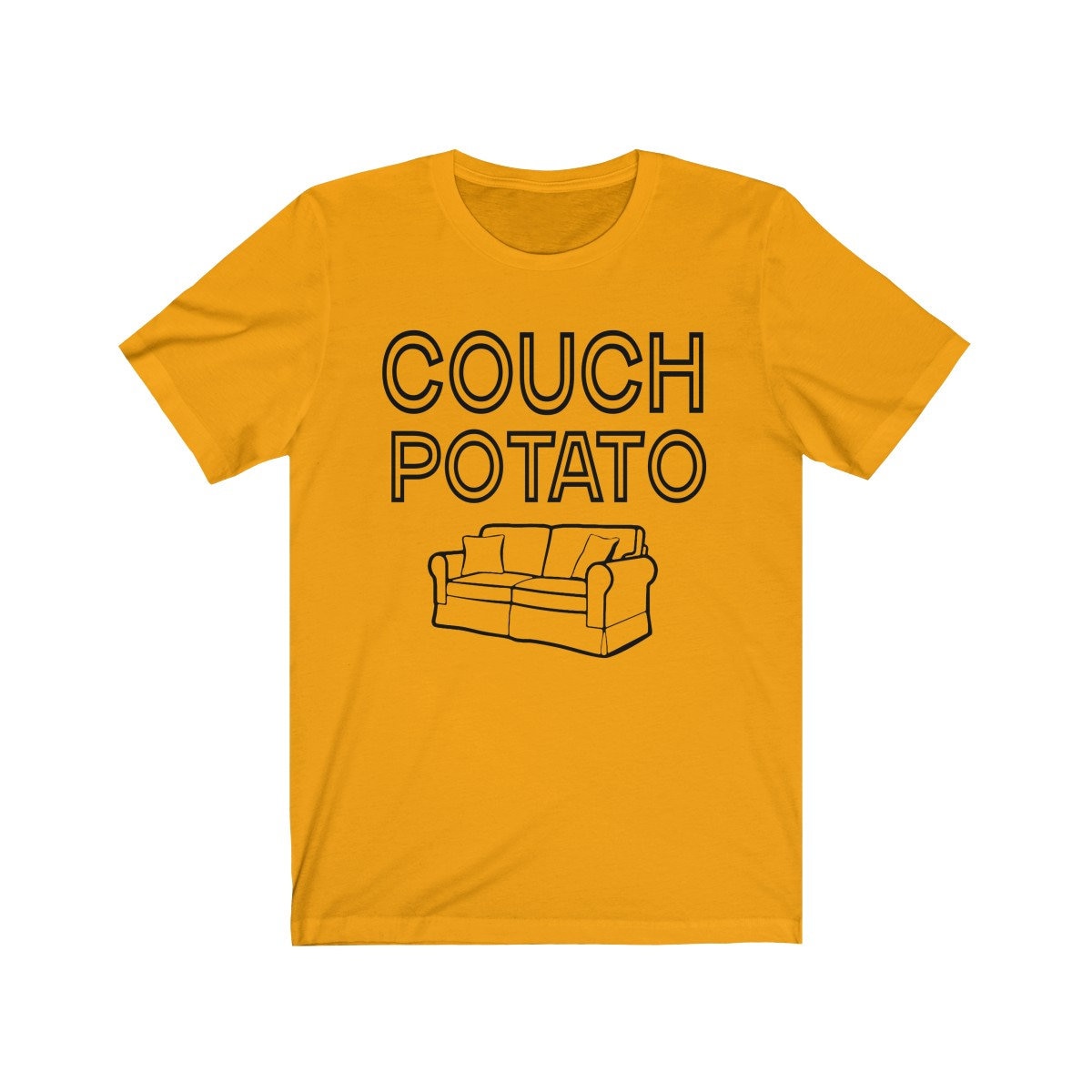 Couch Potato Shirt, Funny T shirt, Womens Tee, Mens Casual Shirt, Funny