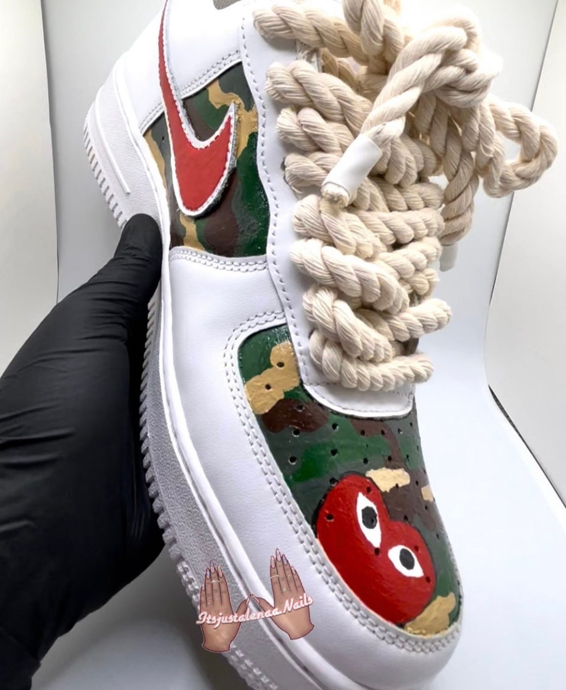 air force 1 custom rope laces