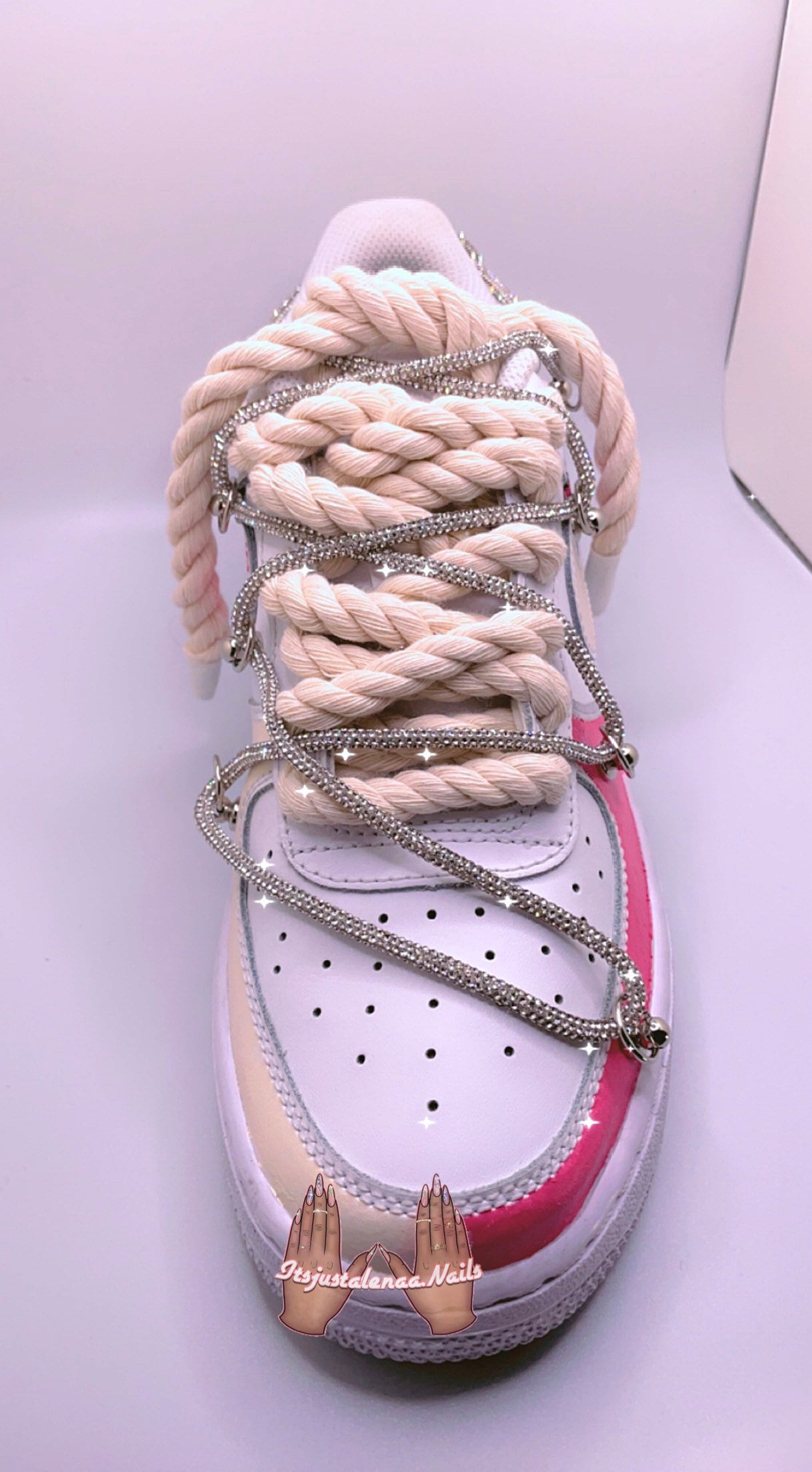 Custom Rope Lace Nike Air Force 1 – soletopia
