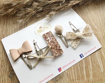 Wunderschönes Baby Erste Mini Clip Clip Set - Baby Mini Schleife Clips - Mädchen Haarspangen