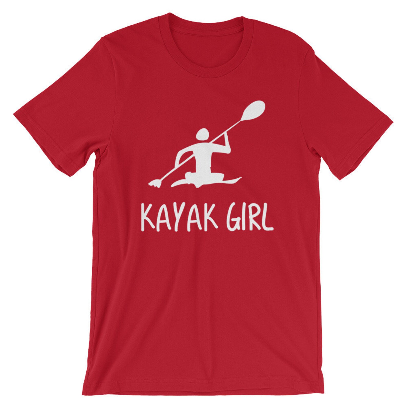 Kayak Girl Tshirt Kayaking Tshirt Funny Novelty Graphic T Etsy