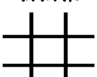 Download Tic tac toe svg | Etsy