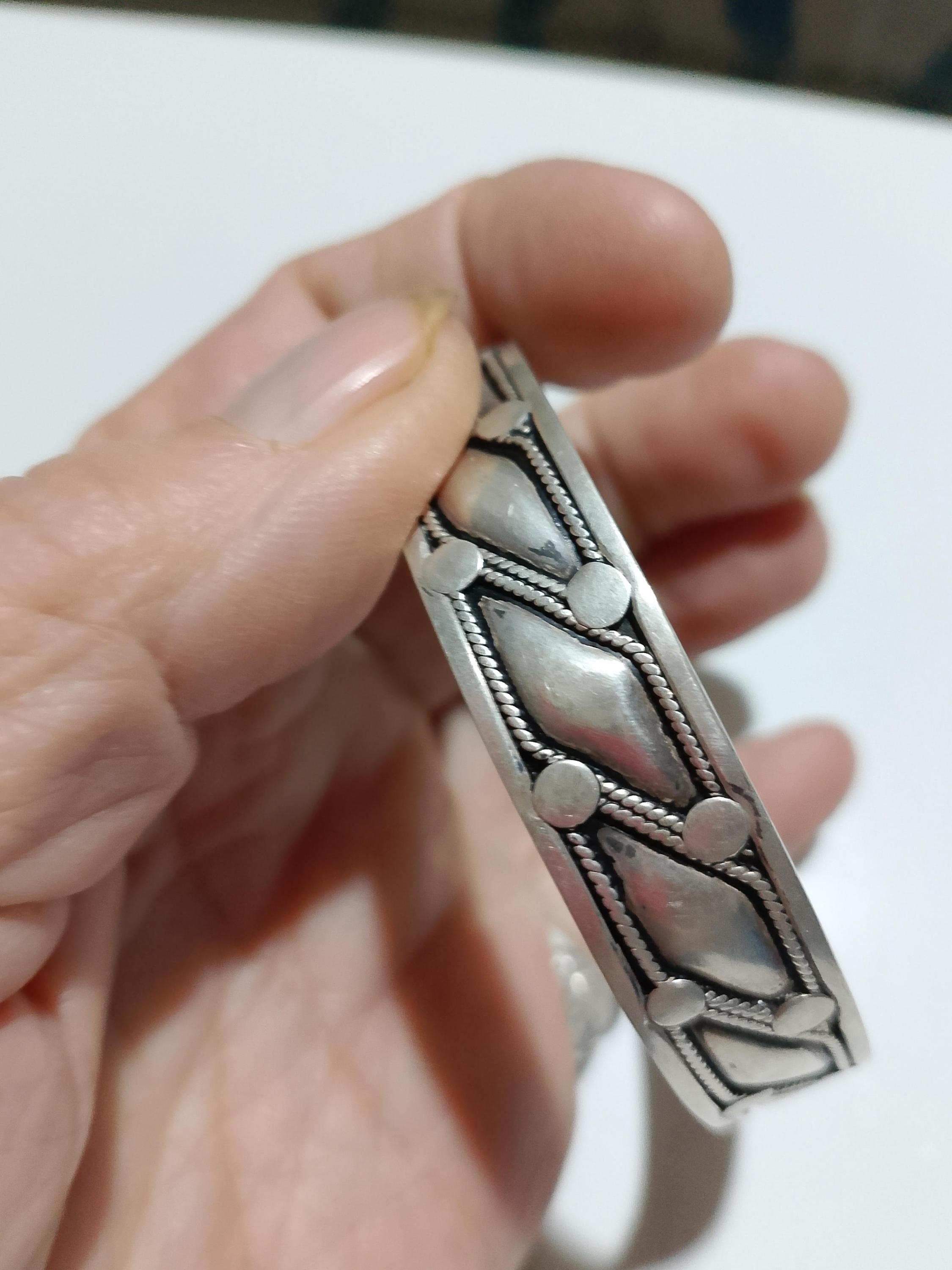 フィリグリー ? 【男性】 銀線細工 バングル モロッコ