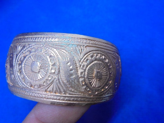 Moroccan Jewelry, old silver Fez Berber convex ba… - image 7