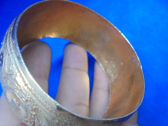 Moroccan Jewelry, old silver Fez Berber convex ba… - image 3