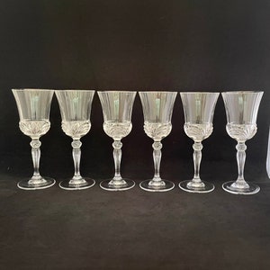 Royal Crystal Rock Aurea Wine Glasses set of 6