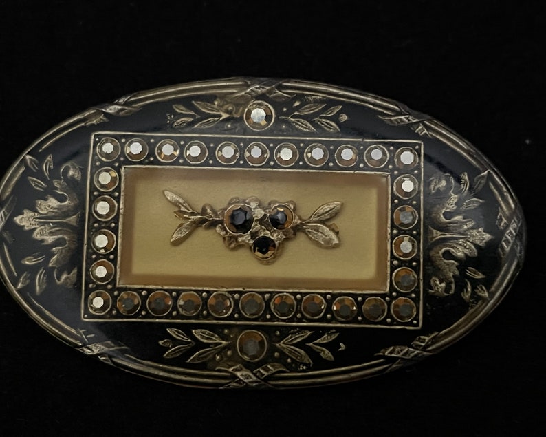 Vintage Oval Catherine Popesco Signed Brooch
