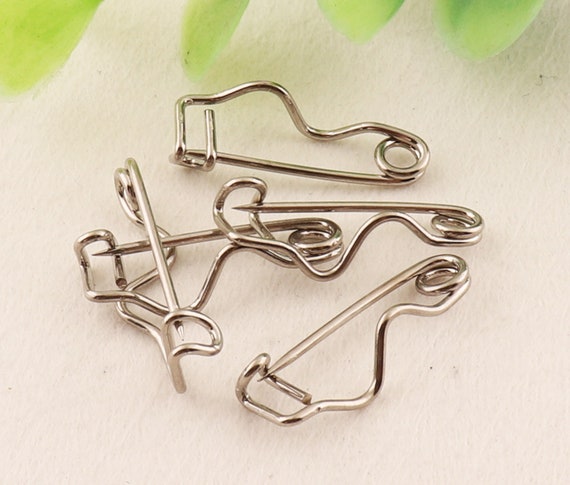 186 Mm Safety Pins Kilt Pins,craft Supplies Metal Safety Pin