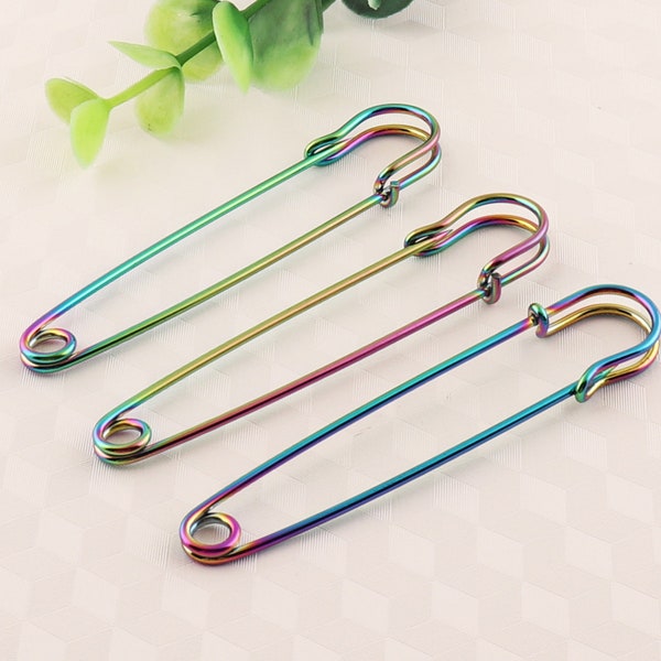 One Loop Safety Pin Etsy