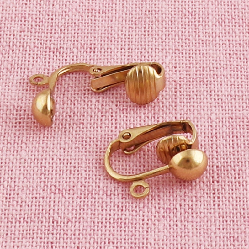 Findings Clip Clip on Earring Converter 8pairs Earring Clip Etsy