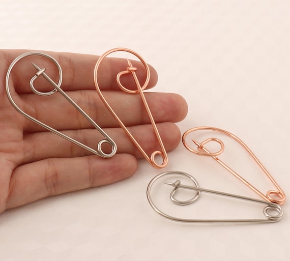 Brooch Pin,rose Gold Back Safety Pin,crafts Supplies,clothing  Accessories,large Safety Pins,push Pins,metal Brooch Pins Kilt Pin for  Clothes -  Finland