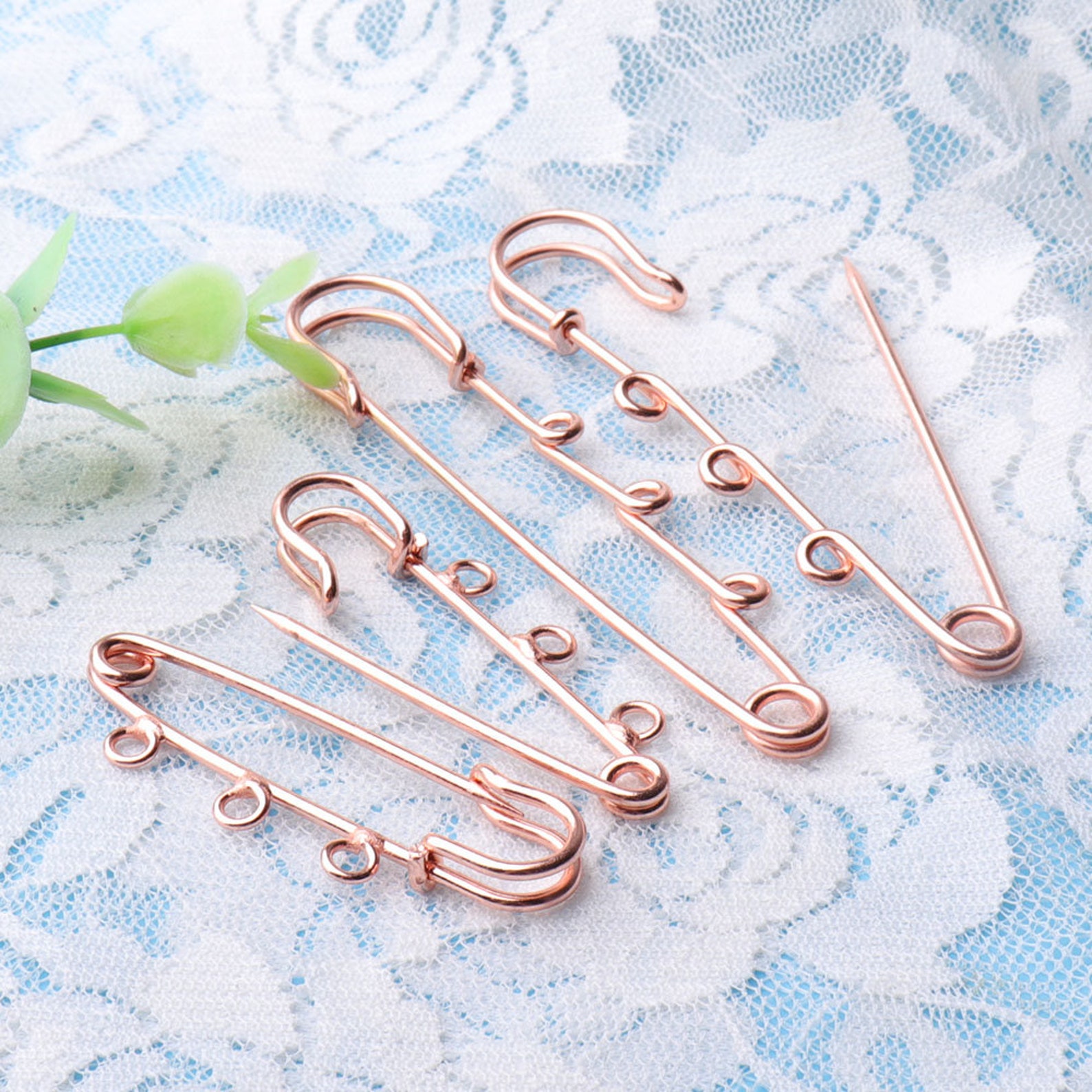 Iron Safety Pins Rose Gold Safety Pins 7815mm/5011mm 8pcs 4 Etsy