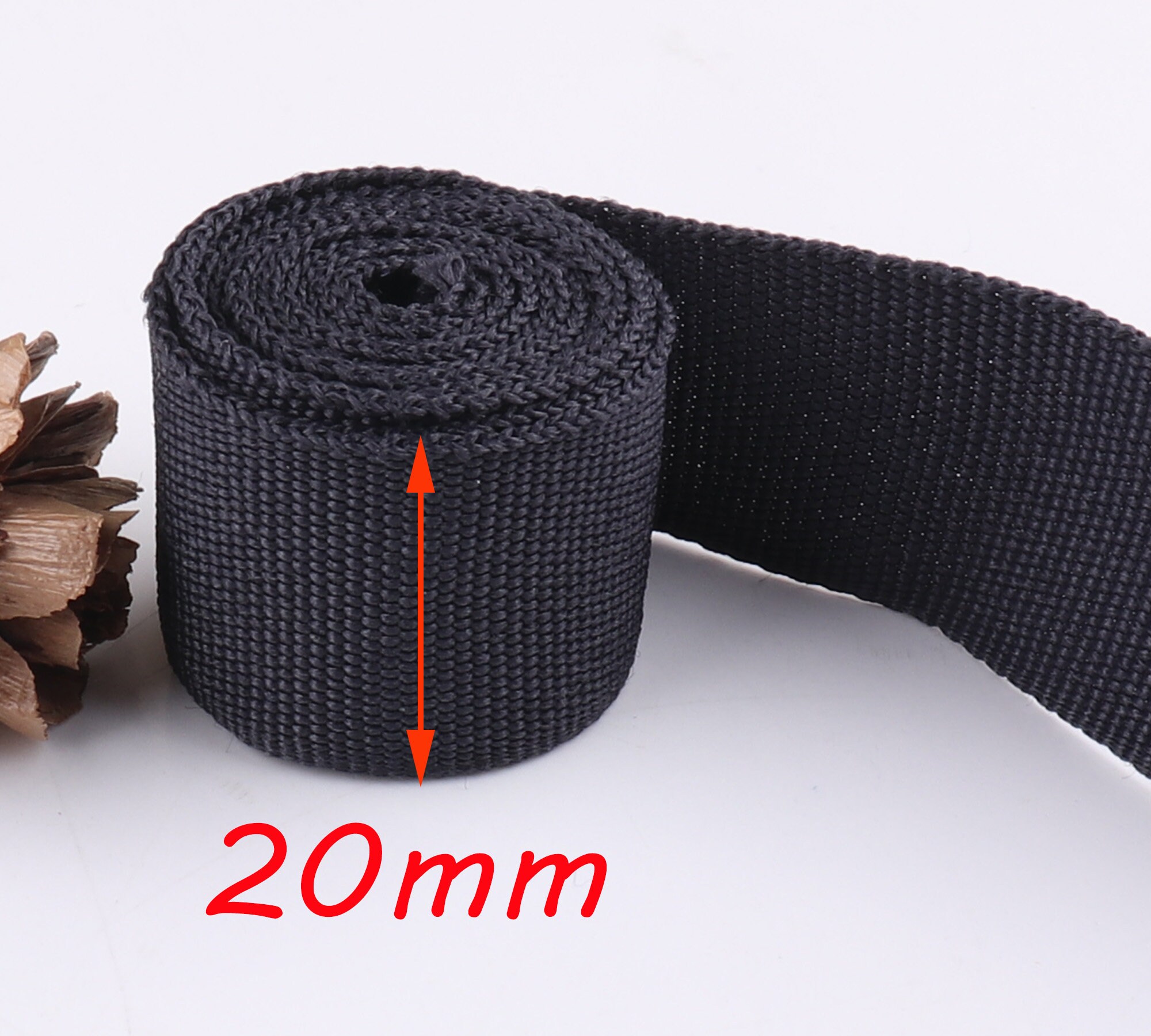 5 to 20 Yards/20mm bingblack Nylon bing Width Nylon Etsy UK