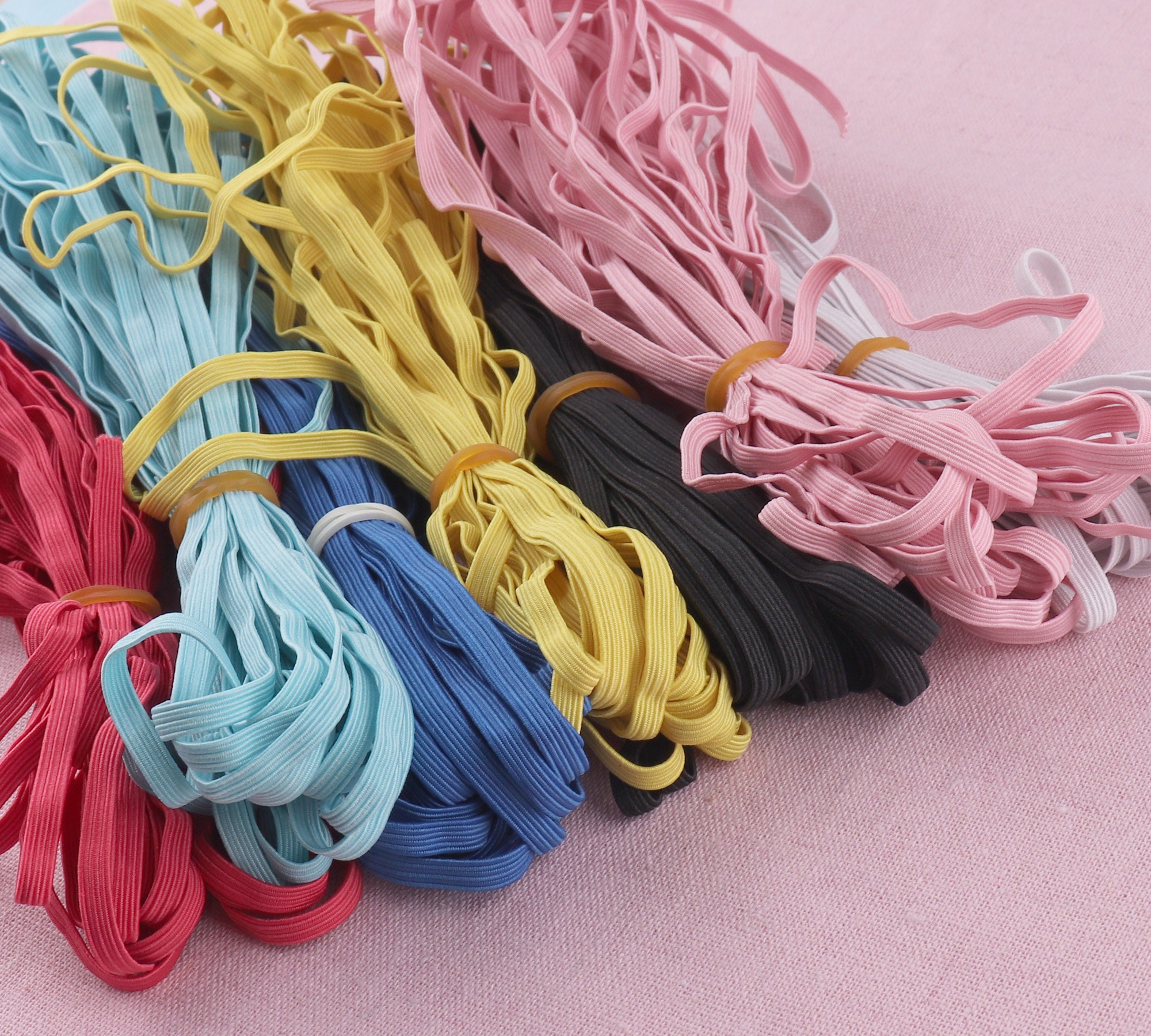 Silicone Cord Stopper1/4''colorful Elastic Cordcord Etsy