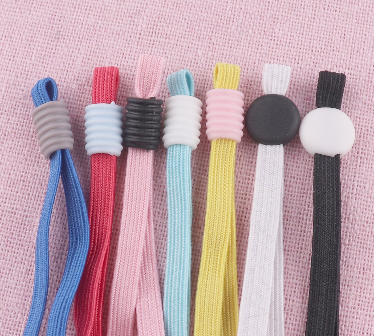 Silicone Cord Stopper1/4''colorful Elastic Cordcord Etsy