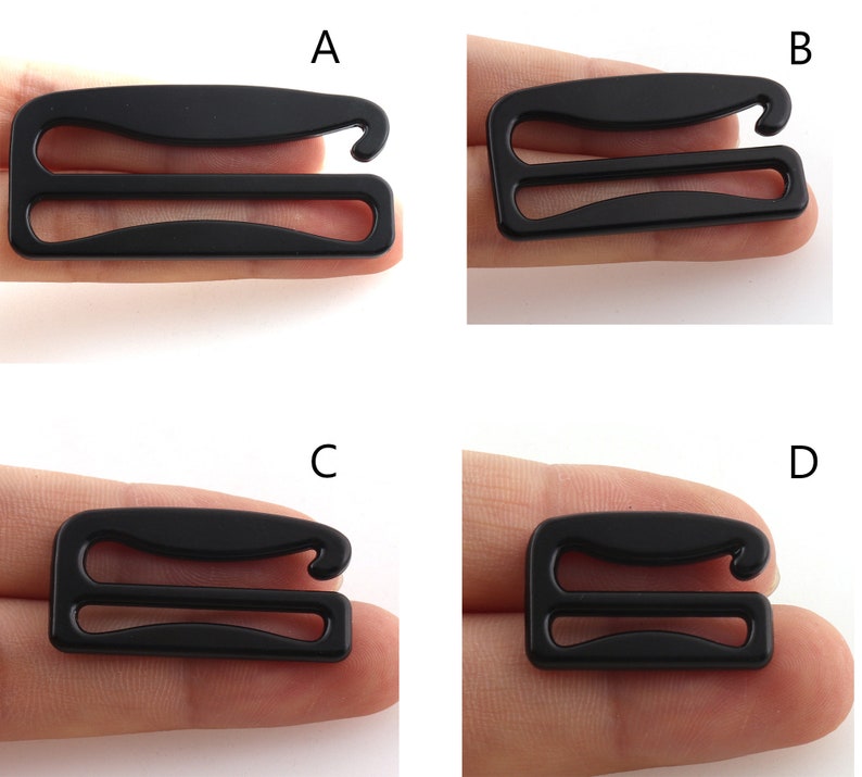 Bra Strap Slider G Hooks in Blackclothing Accessoriesbra | Etsy