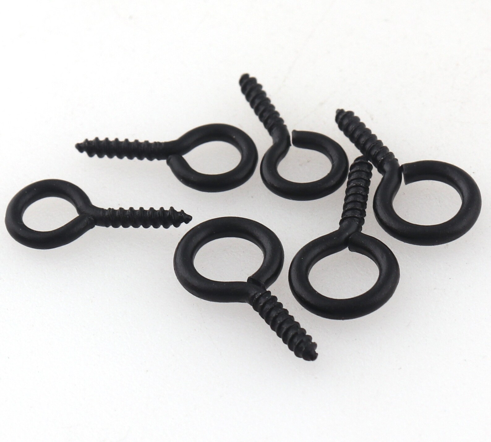 Black Screw Eye Hook Bail Pinscraft Supplieseye Etsy