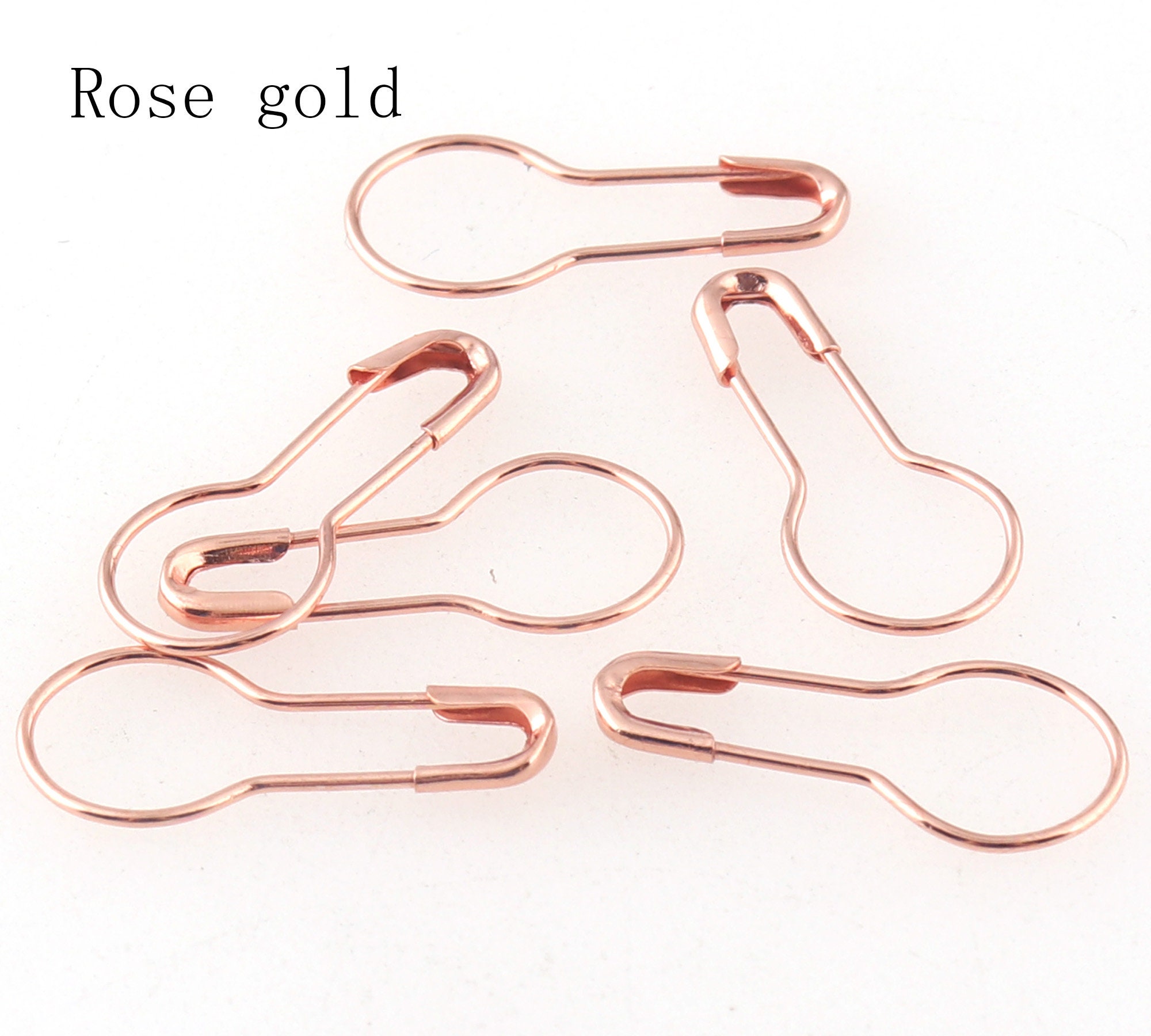 Safety Pins Coiless Safety Pins Clothing Accessories Bulb Etsy