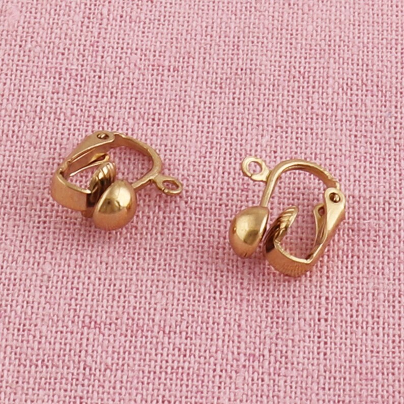 Findings Clip Clip on Earring Converter 8pairs Earring Clip Etsy