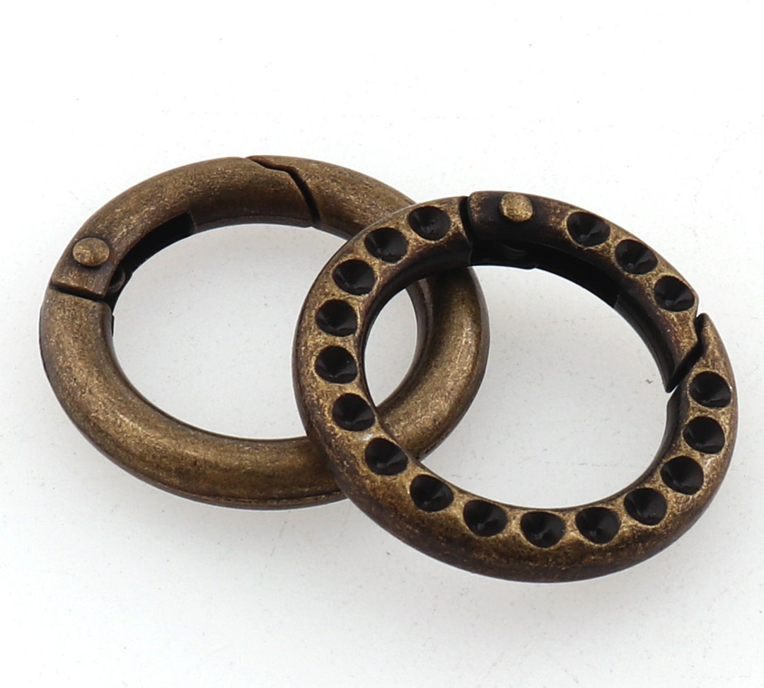 Pinces anneaux rideaux anciennes - Antiquités