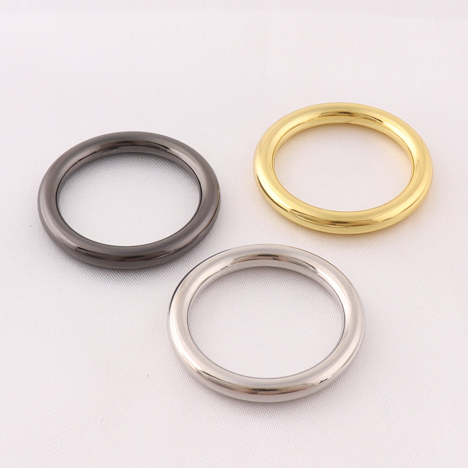 25 mm Metal O Ring Belt BucklesRound O rings Belt Strap | Etsy