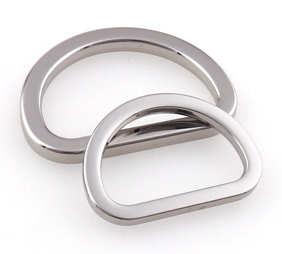 NO Split D Rings for Straps Bag Purse Belting Leather D-Ring