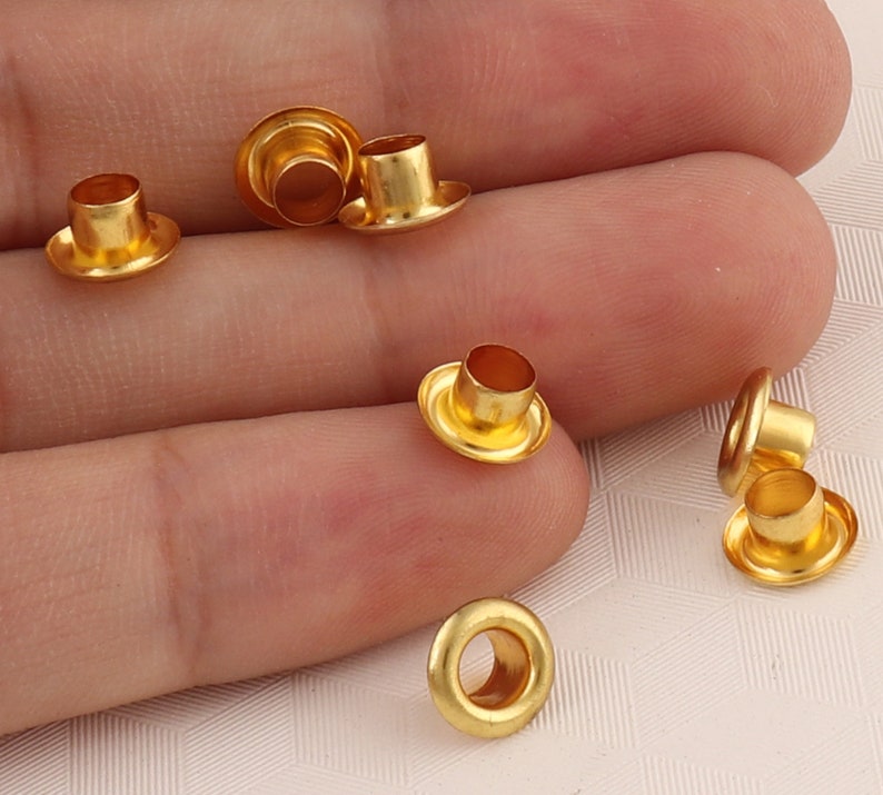 Tiny Eyelets Metal Eyelets Grommets Clothing/crafts Etsy