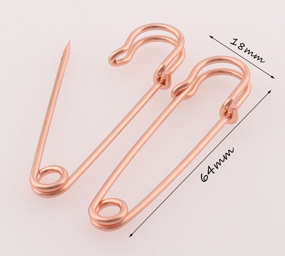 Brooch Pin,rose Gold Back Safety Pin,crafts Supplies,clothing  Accessories,large Safety Pins,push Pins,metal Brooch Pins Kilt Pin for  Clothes -  Finland