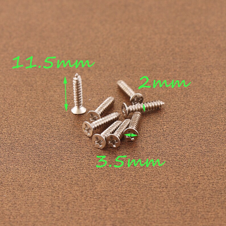 3.5*11.5mm silver screw metal screw 300pcs wood screws hinge screws cross screw restoration hardware