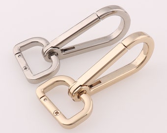 Large Silver/Light gold Lobster Clasps,76*26mm Buckle Gate Bag Hook Clasps Claws,Handbag Snap Purse Hook Carabiner Snap Purse Strap-2 pcs