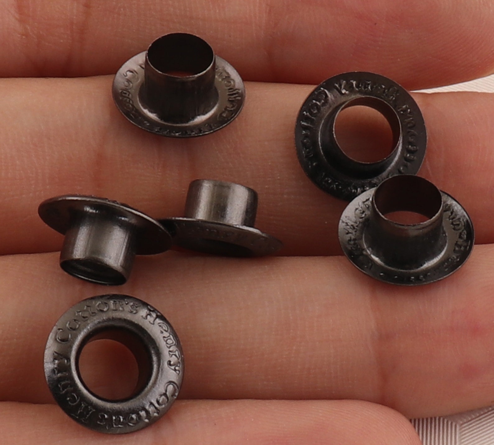 115mm Gun Black Eyelets Grommets With Letters Eyelet Etsy