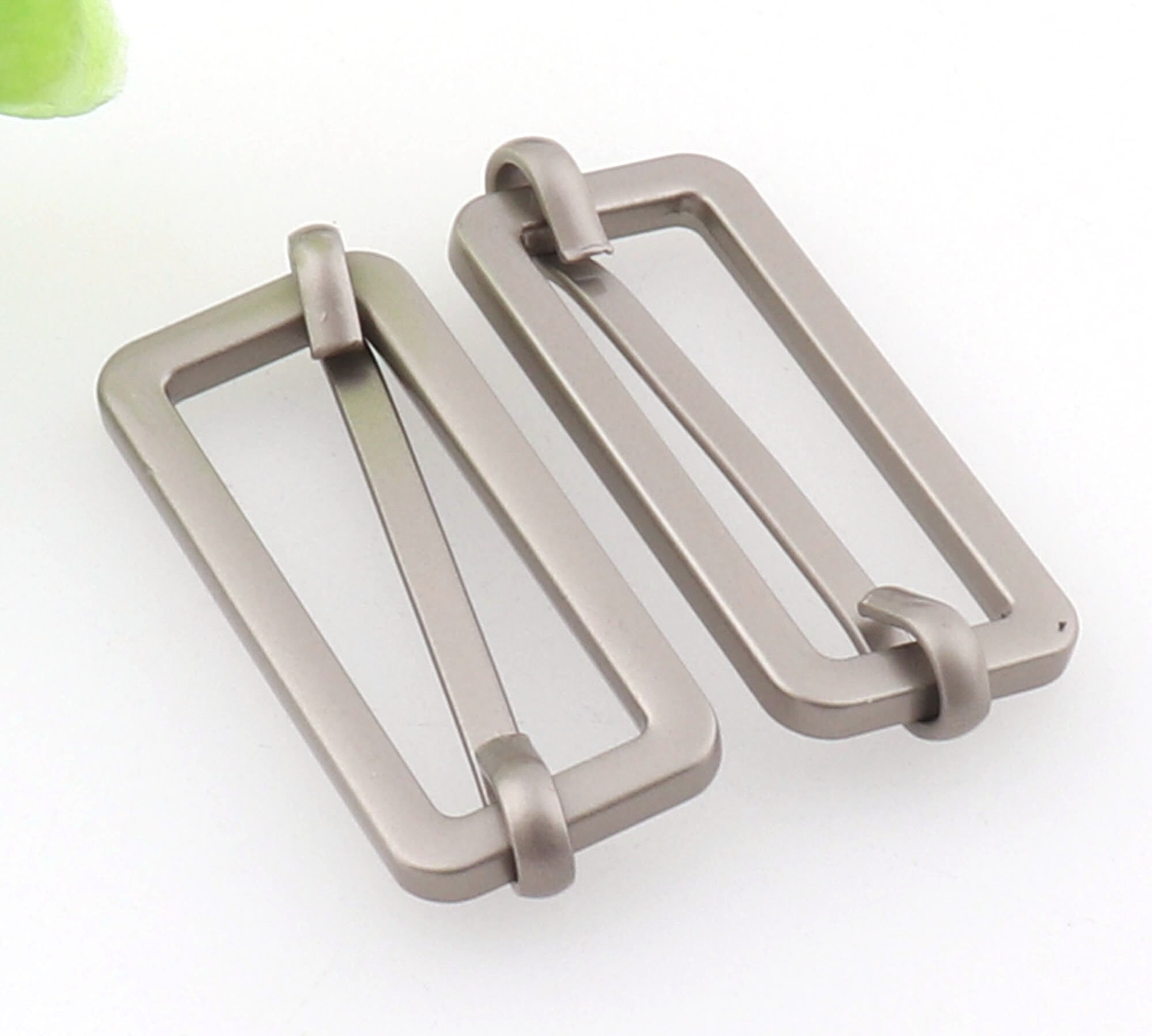 Strap Slider Buckle Matt silver Fasteners 1 1/4''Belt Etsy France