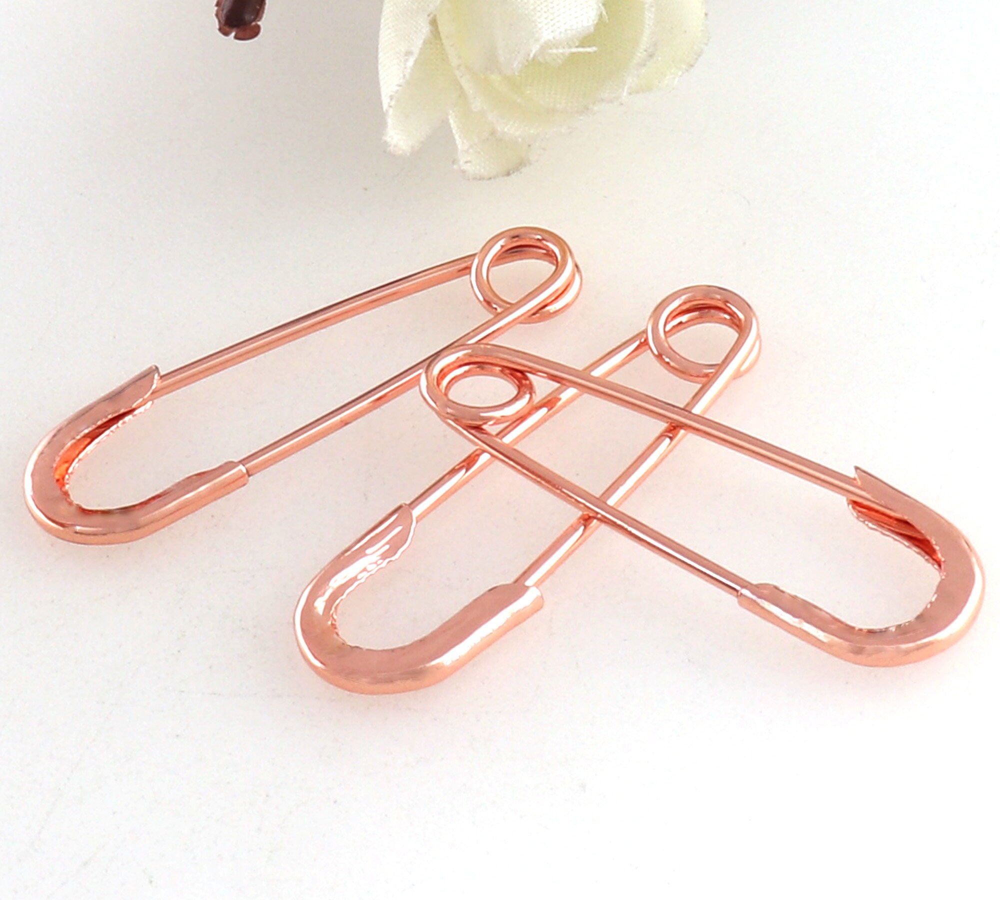 Gold 8 Pcs 80mm Large Safety Pin Giant / Jumbo Horse Blanket Pins /craft  Supplies for Creative Crafting Safety Pins 