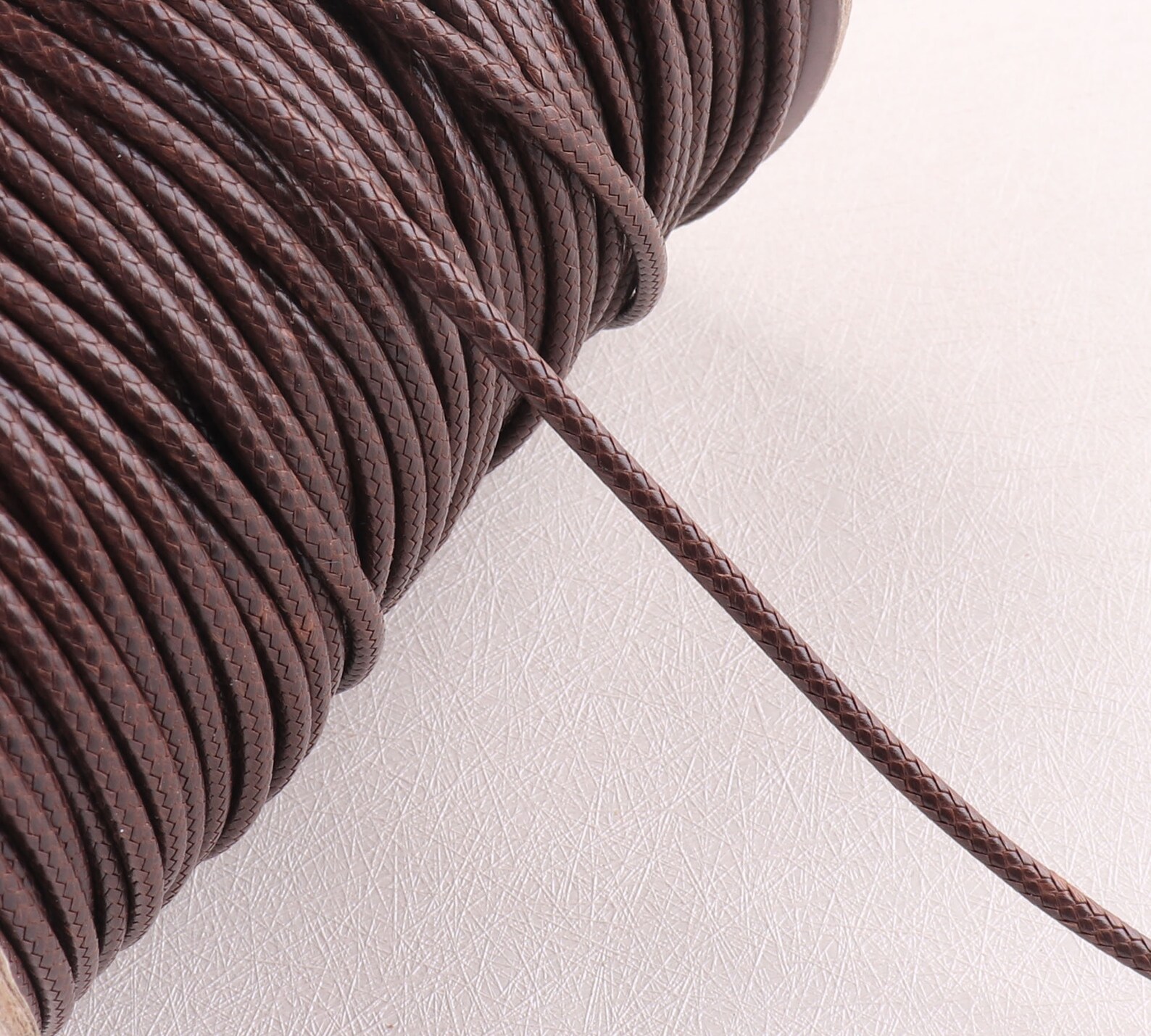 1.5mm Waxed Polyester Cord Braided Thread Environmental Wax Etsy