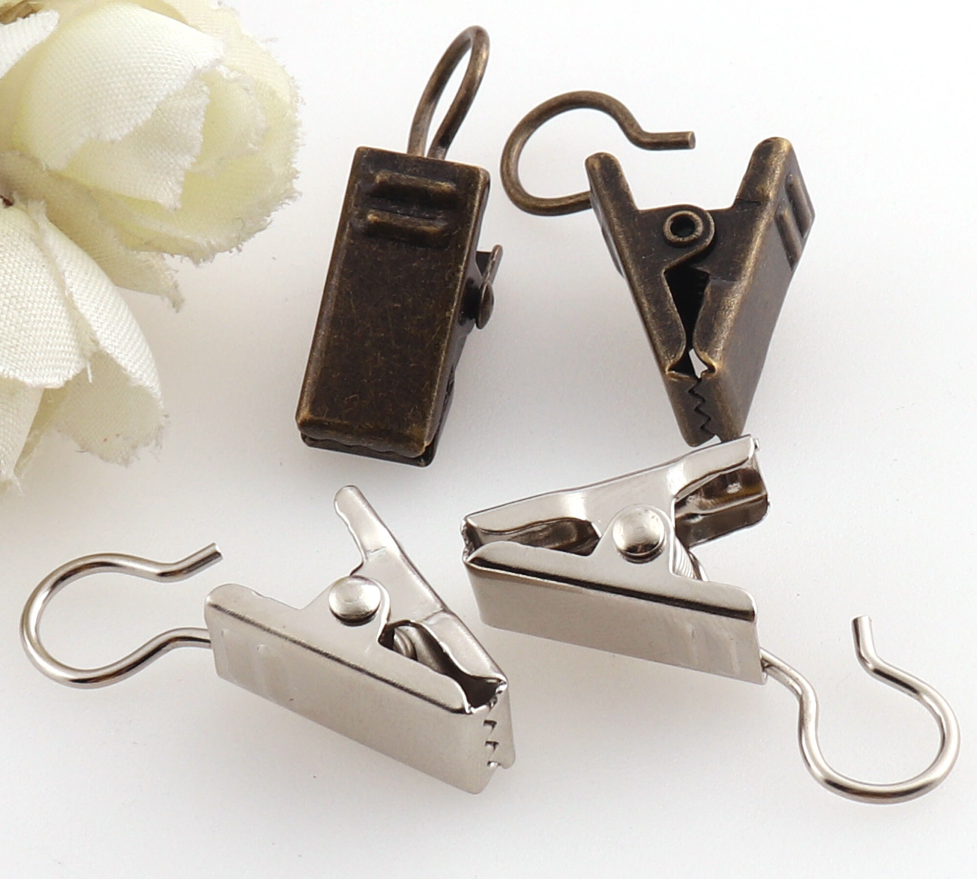 Curtain clipsGold/Antique bronze clipCrafts Etsy