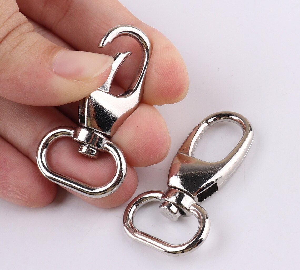 Silver Swivel Clasp Swivel Snap Hook 12pcs /3916mm Metal Etsy
