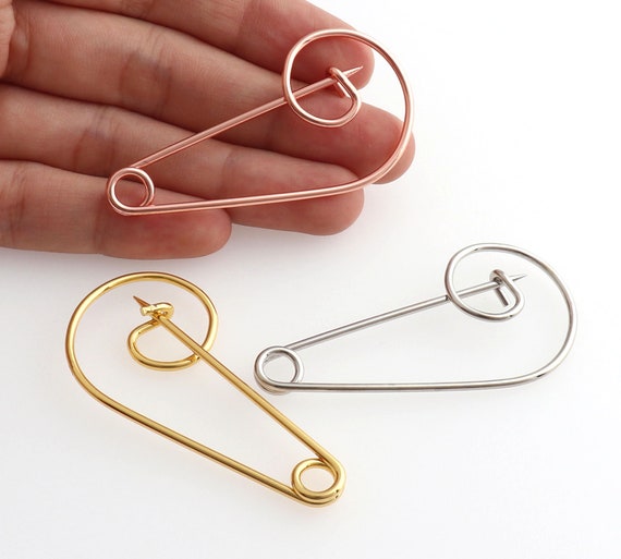 Chinese Vintage Baby Pin Brooch Retro Safety Pin Brooch Decoration  Decorative Safety Pin 