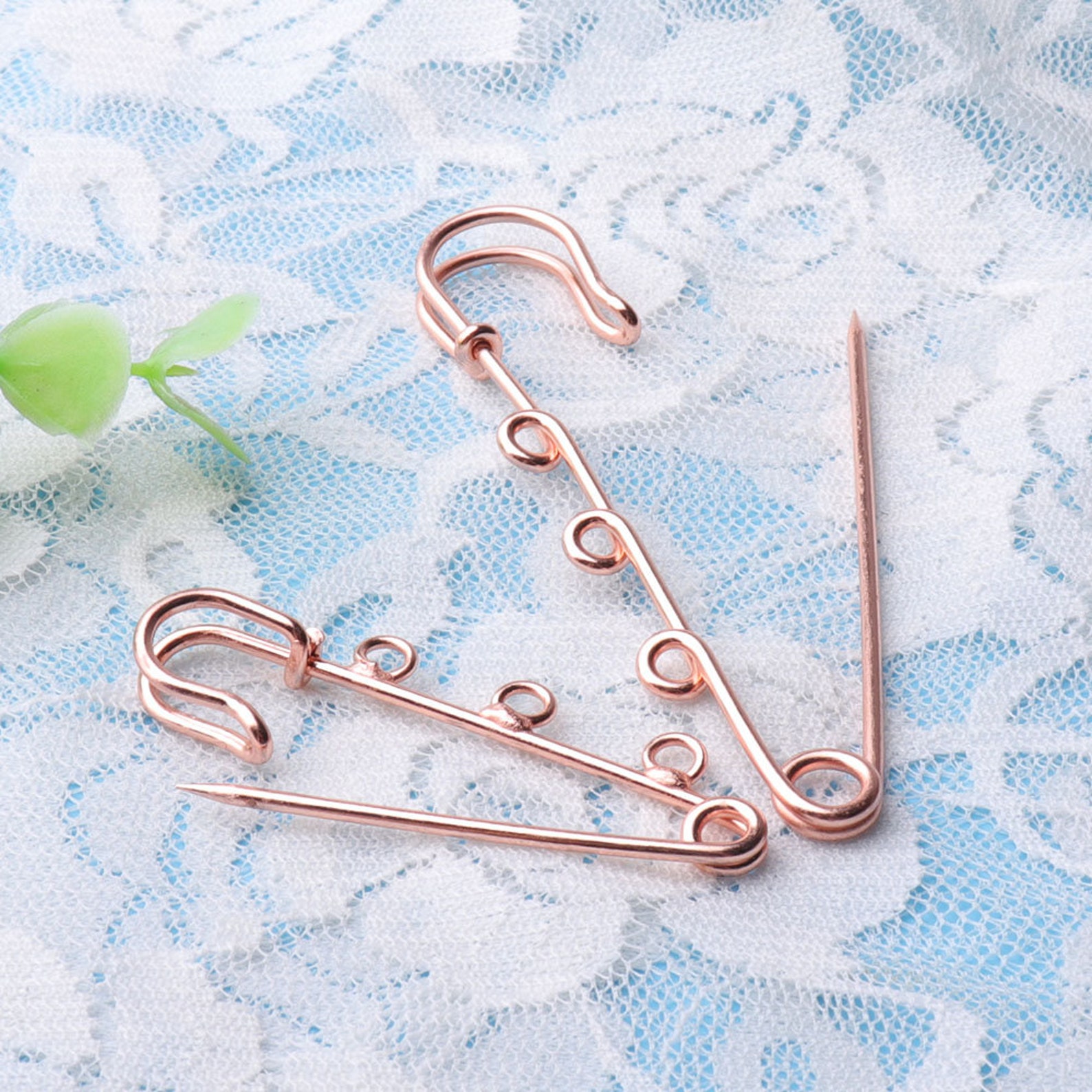 Iron Safety Pins Rose Gold Safety Pins 7815mm/5011mm 8pcs 4 Etsy