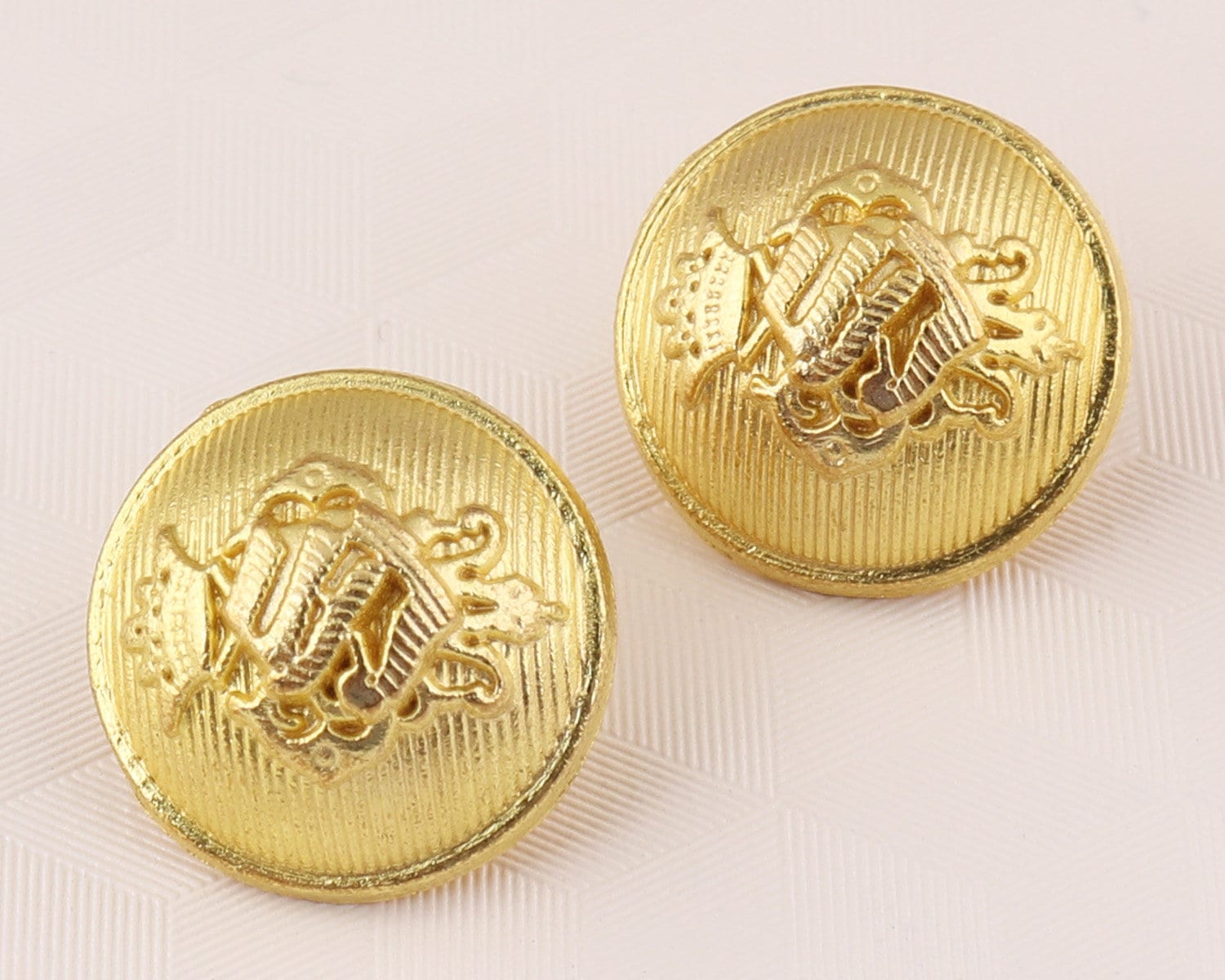 10pcs 15mm blazer buttons with shankgold metal Etsy