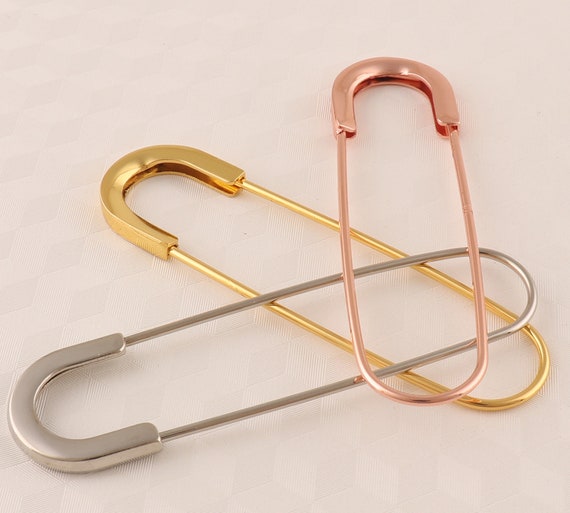 Rose Gold Safety Pins Large Pins Brooches Pins Kilt Pins -  Israel