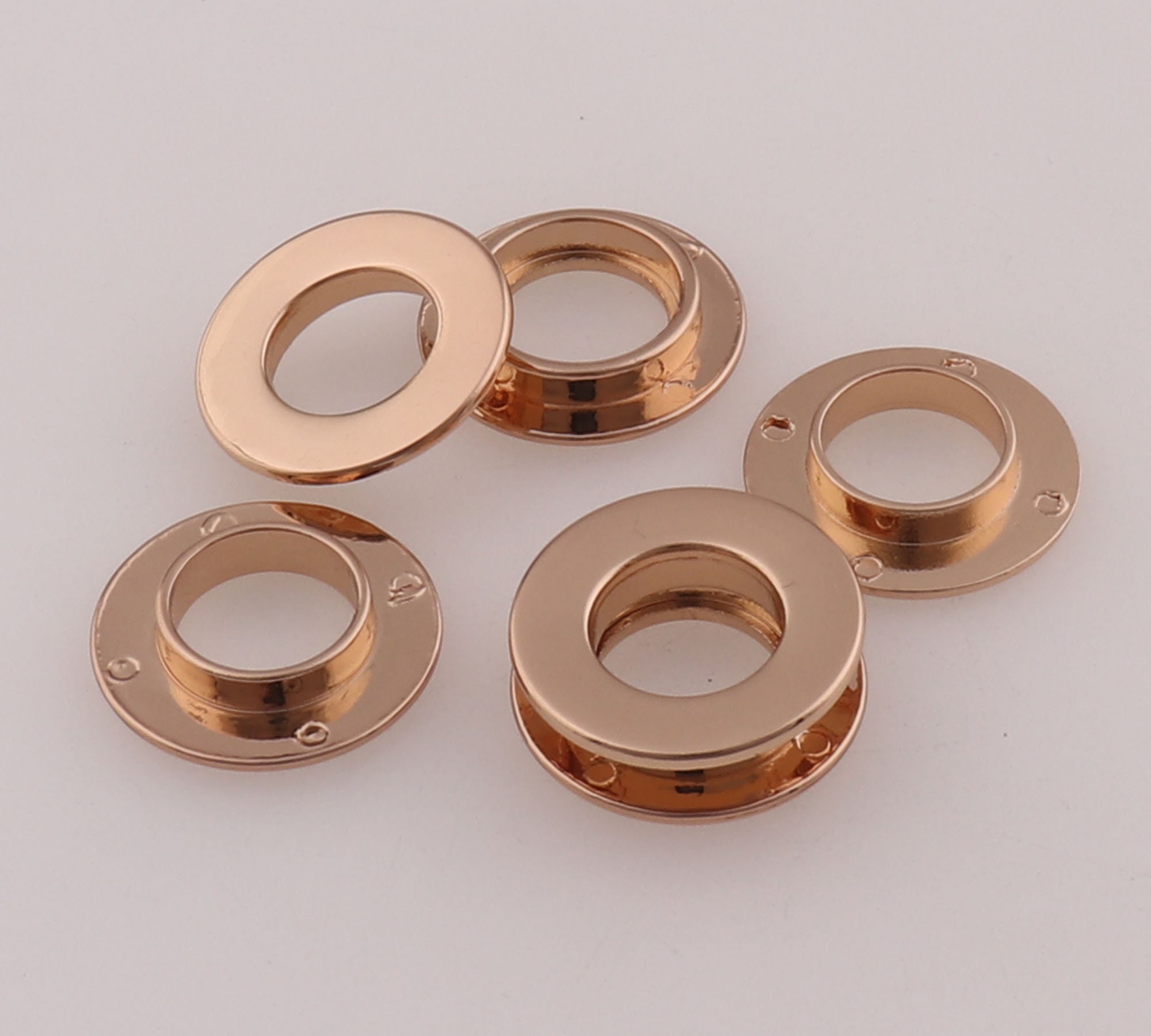12mmid Zinc Alloy Eyeletsgoldrose Goldsilver Metal Eyelet Etsy