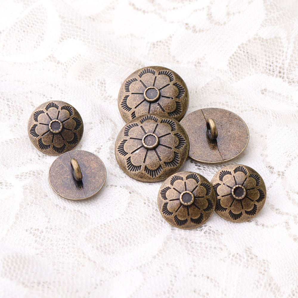 Antique Brass Blazer Buttons Set15mm 20mm Anticopper Shank Etsy Ireland