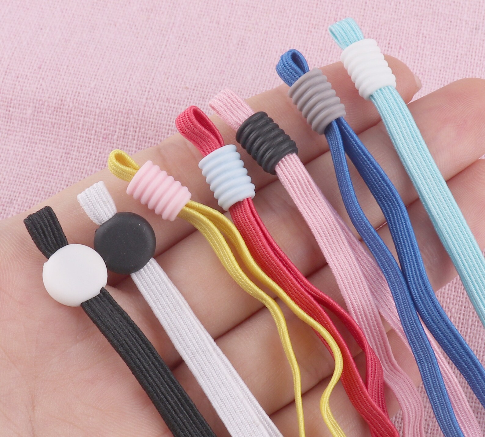 Silicone Cord Stopper1/4''colorful Elastic Cordcord Etsy
