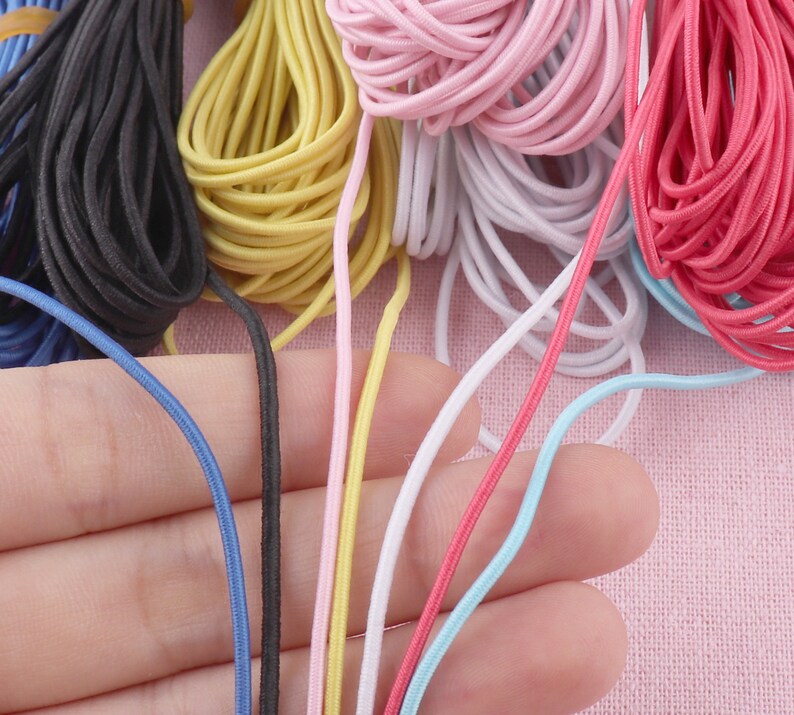 Elastic cord10 Yards/1.5mm Skinny ElasticElastic Cord for Etsy