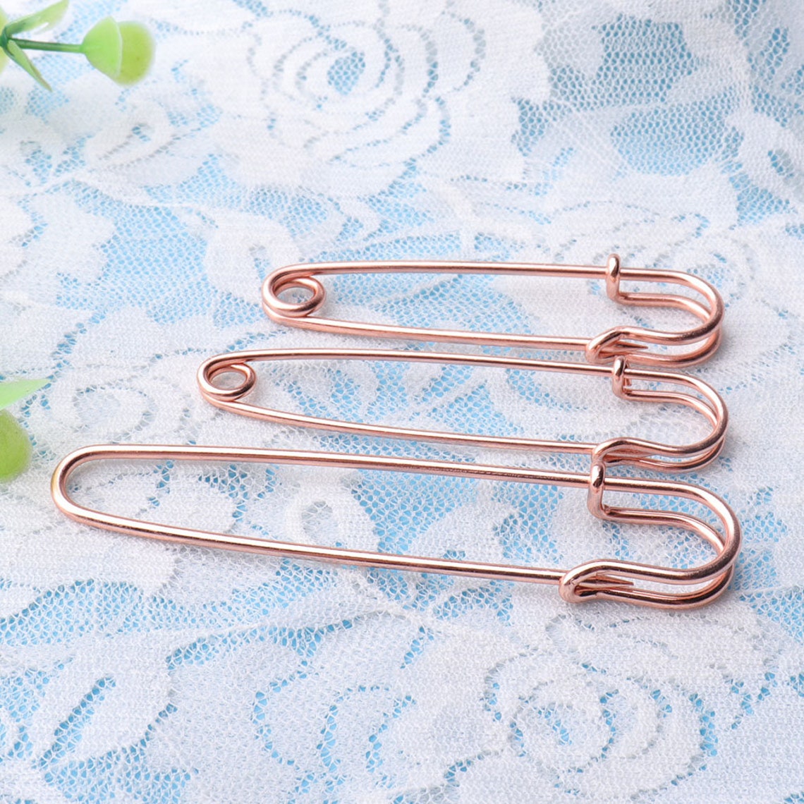 Safety Pins Rose Gold Safety Pins Kilt Pins Brooch Pins Iron Etsy