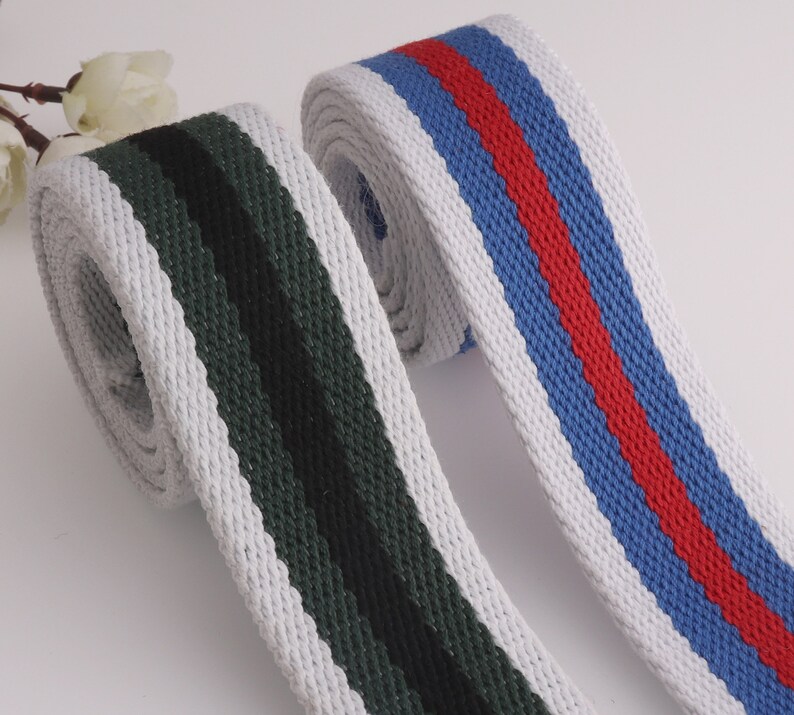 Stripes Bag Webbing,Cotton ribbon,Key Fob Webbing,Bag Strap,DIY