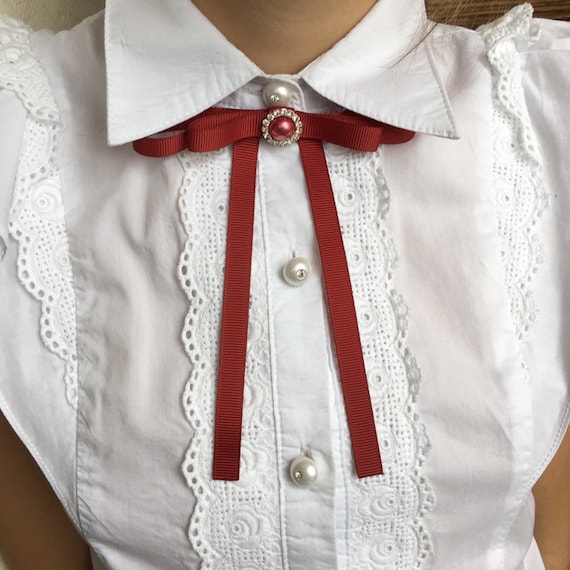 ladies bow tie and suspenders