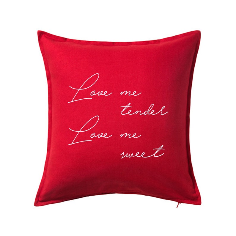 Quote Pillow Elvis Presley Girlfriend Gift Throw Pillows Etsy