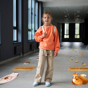SENSORY Forest Path Floor Sticker | Sensory Pathways | Sensory Movement Break | Kinesthetic Learning | Game Floor | Sensory Floor Activities