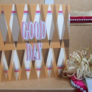 セール中***クラフト封筒付きGood Day Greetingsカード - パーソナライズされたメッセージも利用可能